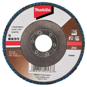 Disco De Pulir Metal 4.5 Plg 60 G - Makita