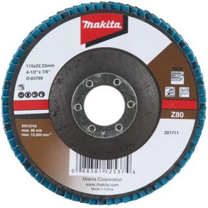 Disco De Pulir Metal 4.5 Plg 80 G - Makita