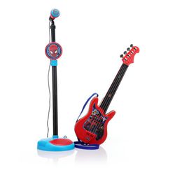 Set-De-Guitarra-Y-Microfono-Diseño-Spiderman---Reig