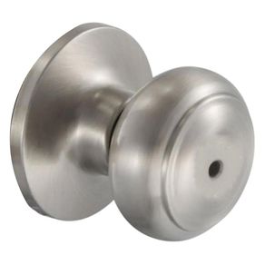 Chapa Tipo Pomo Palace Cromo Satinado Para Baño - Kwikset