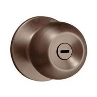 Chapa Tipo Pomo Bala Latón Antiguo Para Baño - Kwikset