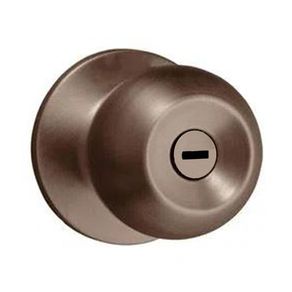 Chapa Tipo Pomo Bala Latón Antiguo Para Baño - Kwikset