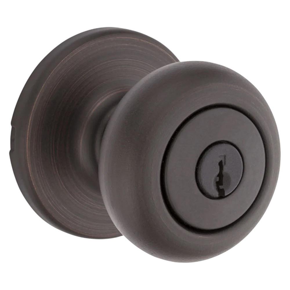 Cerradura para Dormitorio Tipo Pomo Color Bronce Mate