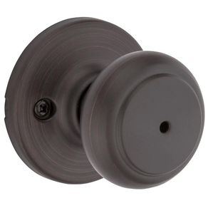 Chapa Tipo Pomo Cove Bronce Mate Para Baño - Kwikset