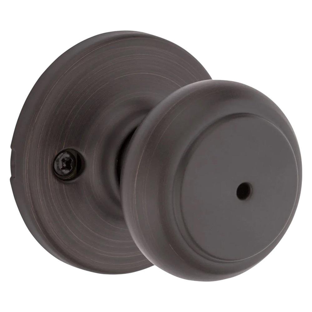 Pomo para Baño de Bronce Veneciano Mate Cerradura Para Baño Tipo Pomo Cove Bronce Mate
