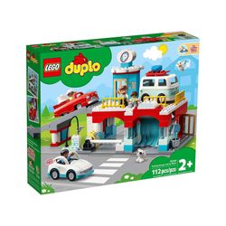 Kit-De-Construccion-Estacionamiento-Y-Lavado-De-Autos-112-Pzas---Lego