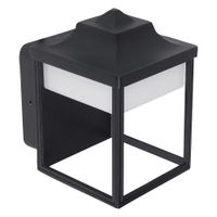 Farol De Pared Oaxils Negro Led De 9W - Tecnolite
