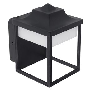 Farol De Pared Oaxils Negro Led De 9W - Tecnolite