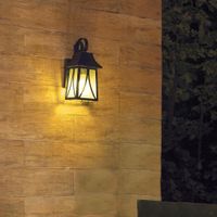 Farol De Pared Antonella Negro De 20W - Tecnolite