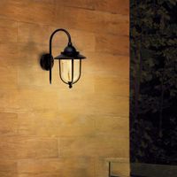 Farol De Pared Negro De 26W E26 - Tecnolite