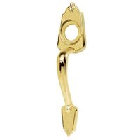 Manija Decorativa Para Puerta Latón Brillante - Hermex