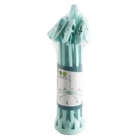 Colgador De Ropa Con 10 Clips Color Celeste - Viva