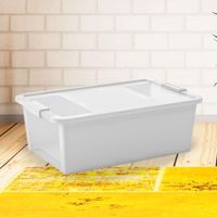Caja Con Clips Blanca 55X35X10H, 26 L - Kis