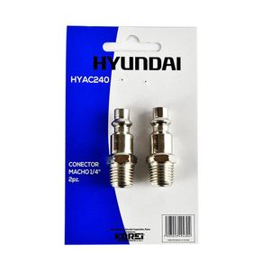 Conector Macho Rápido 1/2 Plg - Hyundai Power