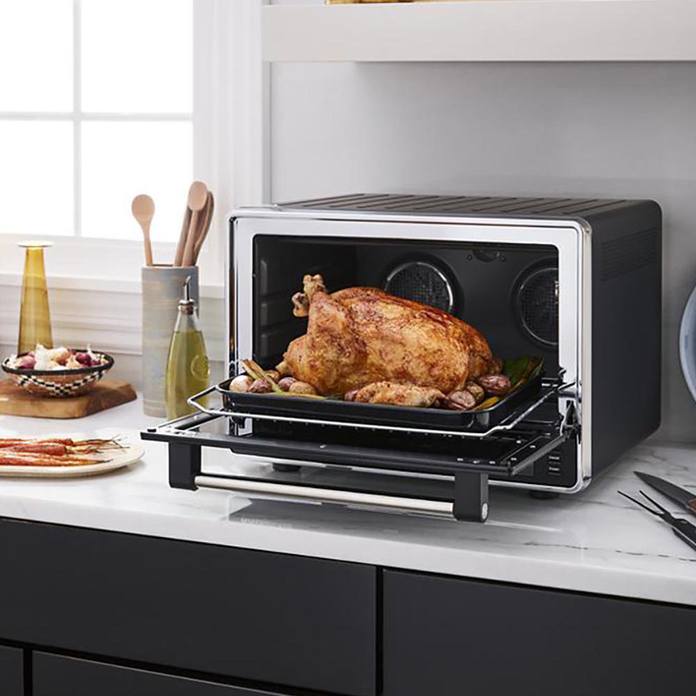 Horno de Mesa Doble Convección con Air Fry de 1800 W Color Negro