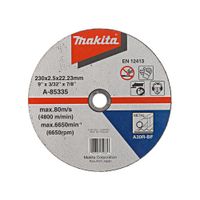 Disco Para Corte De Metal 2.5 Mm 9 Plg - Makita