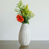 Florero Lund Ecléctico De Cerámica 11.5X11.5X20.5 Cm - Topis