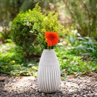 Florero Lund Ecléctico De Cerámica 11.5X11.5X20.5 Cm - Topis