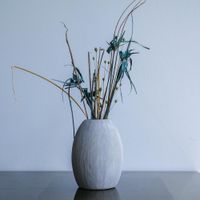 Florero Luna Ecléctico De Cerámica 10X10X13 Cm - Topis