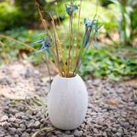 Florero Luna Ecléctico De Cerámica 10X10X13 Cm - Topis