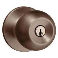 Chapa Tipo Pomo Bala Bronce Antiguo Para Dormitorio - Kwikset