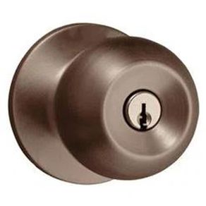 Chapa Tipo Pomo Bala Bronce Antiguo Para Dormitorio - Kwikset
