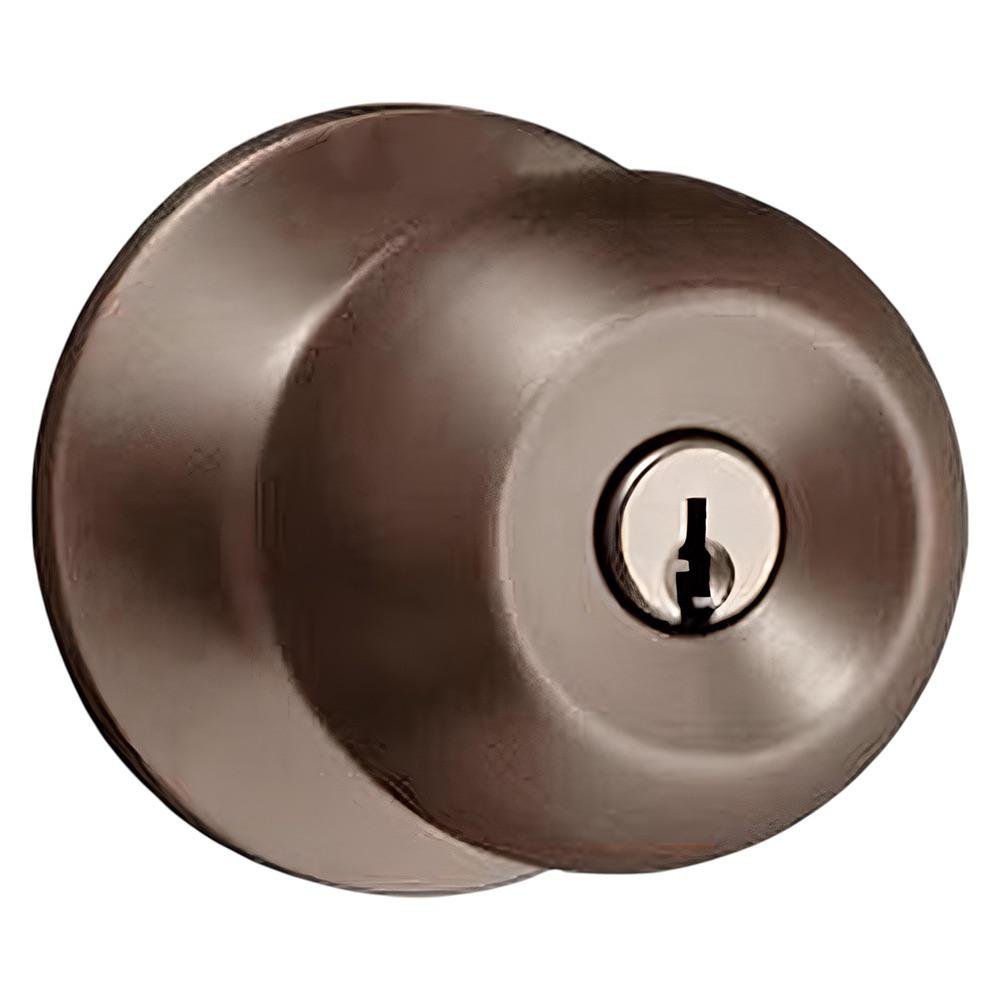 Chapa Tipo Pomo Bala para Dormitorio Acabado Latón Antiguo Color Dorado