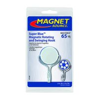 Gancho De Metal Magnético Plateado Para 65 Lb - Magnet Swivel