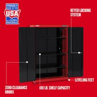 Gabinete De Acero Inoxidable 3 Niveles De 188 X 122 X 45 Cm - Craftsman