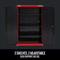 Gabinete De Acero Inoxidable 3 Niveles De 188 X 122 X 45 Cm - Craftsman
