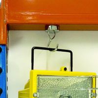 Gancho De Metal Magnético Plateado Para 65 Lb - Magnet Swivel