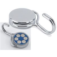 Gancho De Metal Magnético Plateado Para 65 Lb - Magnet Swivel