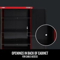 Gabinete De Acero Inoxidable 3 Niveles De 188 X 122 X 45 Cm - Craftsman