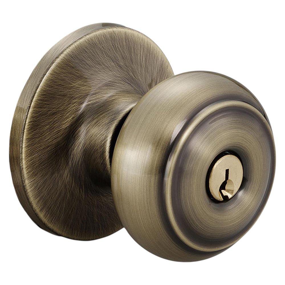 Chapa Tipo Pomo para Dormitorio Color Dorado Antiguo
