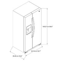 Refrigerador Side By Side 25Pc-Whirlpool