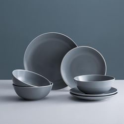 Vajilla Moderna Gris De 12 Pzas - Mason Cash