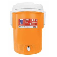Hielera Redonda Naranja De 20 Qt - Nyc