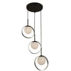 Lámpara Colgante Diseño Moderno De 3 Luces Base E27 40 W - Z
