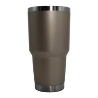 Vaso de Acero Inoxidable con Tapadera Gold 30 Oz