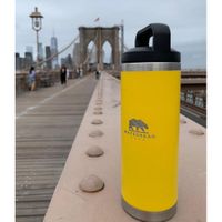Termo De Acero Inoxidable Con Tapadera Amarillo - Waterbear Gear