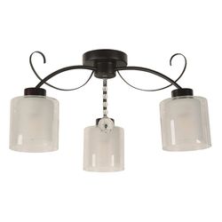 Lámpara De Techo Negra 3 Luces Base E27 40 W - Z