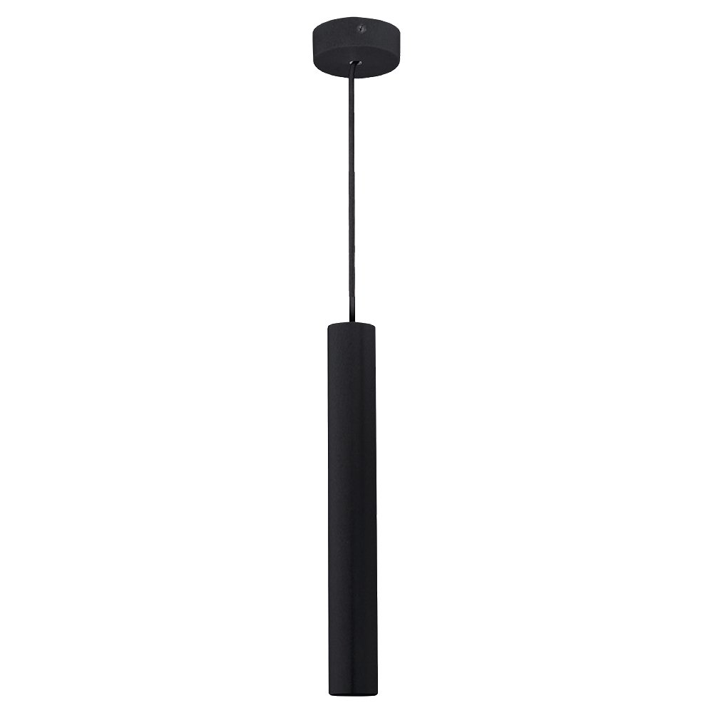 Lámpara Colgante LED 1 Luz Epsilson Negra Luz Cálida 3W