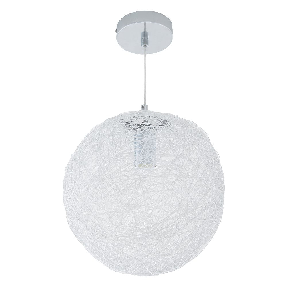 Lámpara Colgante Bastián Plateada E27 8.5 W - Tecnolite