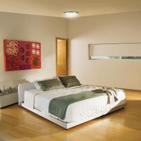 Plafón De Techo Gris Satinado 17 W - Tecnolite