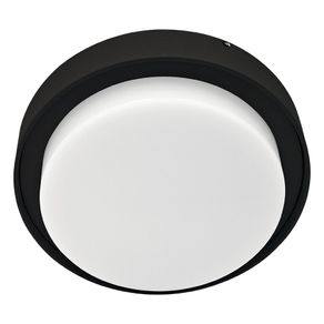 Plafón De Techo Redondo Negro Led 15 W - Tecnolite