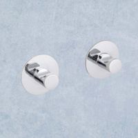 Ganchos Alloy Redondos Cromado - Viva