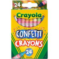 Caja De Crayones De Confetti Para Arte Y Manualidades De 24 Colores - Crayola