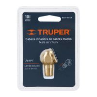 Inflador Macho Para Manguera De 1/4 Npt - Truper