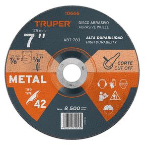 Disco De Corte Metal De 3.2 Mm - Truper