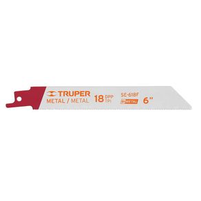Segueta Sierra Sable Metal 6 Plg - Truper
